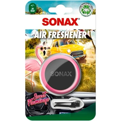 Abbildung von SONAX Air Freshener Sweet Flamingo (6x 1 Stück) für ein intensives, langanhaltendes Dufterlebnis Art Nr. 03630411