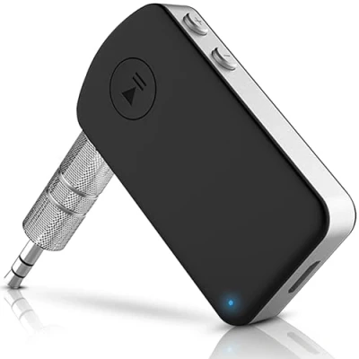 Abbildung von Strex Bluetooth Empfänger BT 5.3 3.5MM AUX Adapter Auto Receiver Freisprechanruf