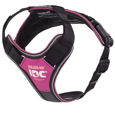 Abbildung von Julius K9 IDC Longwalk Geschirr rosa grau, XS