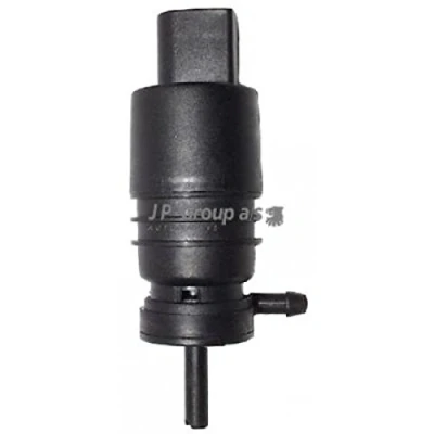 Abbildung von JP GROUP 1198500500 Waschwasserpumpe für Frontscheibenreinigung VOLKSWAGEN: Transporter 5 Bus, Jetta 4, New Beetle Cabrio, BMW: 1 Schrägheck