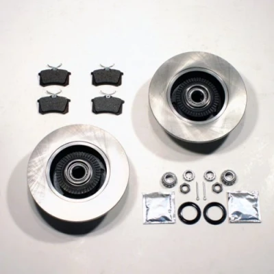 Abbildung von Bremsscheiben Ø 245 mm/Bremsen + montierte ABS Ringe 2 Radlager hinten