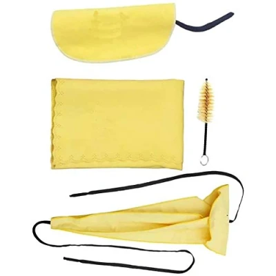 Abbildung von POFET 4 in 1 Saxophon Reinigungsset Mundstück Bürstenreinigungstuch Tupfer Schraubendreher Saxophone Cleaning Care Kit