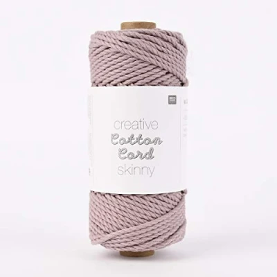 Abbildung von Rico Design Creative Cotton Cord Skinny, 55 m Staub