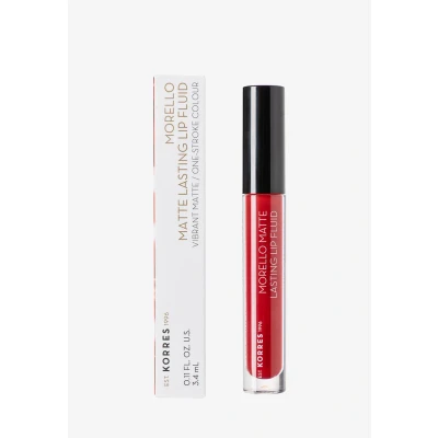 Abbildung von Korres Morello Matte Lasting LIP Fluid Lipgloss, Größe: 3.4 ml, 59 brick red