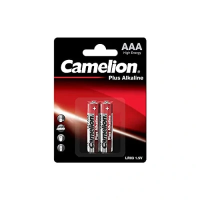 Abbildung von Camelion LR03 BP2, Einwegbatterie, AAA, Alkali, 1,2 V, 2 Stück(e), 84 x 11 114 mm