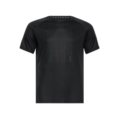 Abbildung von Odlo Herren ESSENTIAL PRINT Kurzarm Laufshirt, black, S