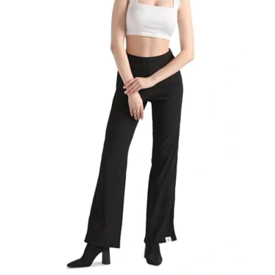 Abbildung von Calvin Klein Jeans Straight Stoffhose, Damen, Größe: XS, Ck black
