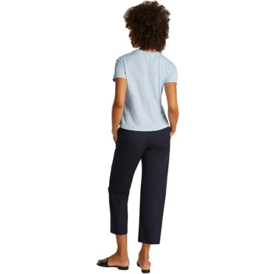 Abbildung von Tommy Hilfiger SLUB Tshirt basic, Damen, Größe: Small, Breezy blue