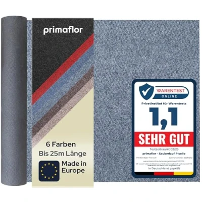 Abbildung von Primaflor Ideen in Textil Läufer &quot;Schmutzfangläufer PICOLLO, Made Belgium&quot;, rechteckig, 8 mm Höhe, Schmutzfangmatte, meliert, strapazierfähig, rutschhemmend