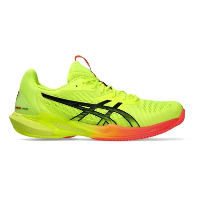 Abbildung von Asics Solution Speed FF 3 CLAY Tennisschuh für Sandplätze, Herren, Größe: 46, Safety yellow/black Textil/synthetik