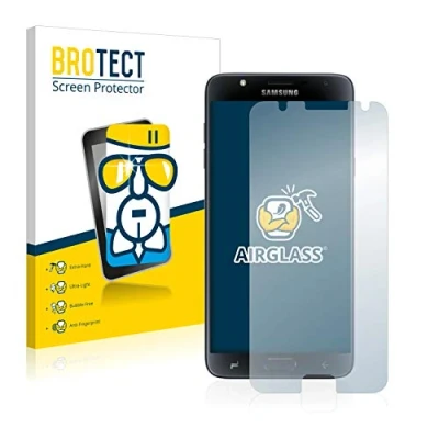 Abbildung von BROTECT Schutzglas für Samsung Galaxy J7 Duo 2018 Schutzfolie Panzer Folie Glas [Extrem Kratzfest 9H, Anti Fingerprint, Ultra Transparent]