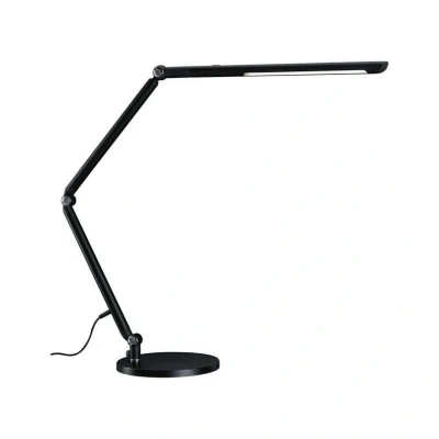 Abbildung von Paulmann LED Schreibtischlampe FlexBar, fest integriert, Tageslichtweiß, Warmweiß, 3step, sw tunW dim, 10,6W, Kabell 1,50 m, dimmbar