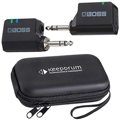Abbildung von Boss WL 20 Wireless Funk System für Gitarre + keepdrum Soft Case