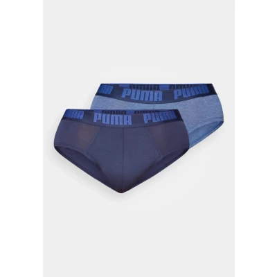 Abbildung von Puma MEN Everyday Brief 2 PACK Slip, Herren, Größe: Small, Denim