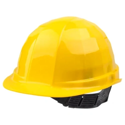 Abbildung von wolfcraft Schutzhelm gelb I 4966000 Industrieschutzhelm zum Schutz vor mechanischer Gefährdung
