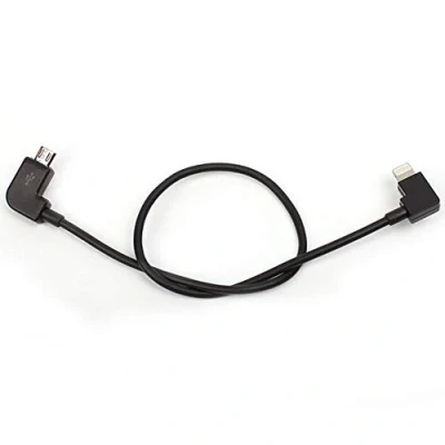 Abbildung von Linghuang 30 cm Micro USB Kabel auf iOS, zum Anschluss von Smartphones/Tablets mit Fernbedienung für DJI Mini SE/Mavic Mini/Pro/Spark/Mavic Air/Mavic 2