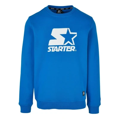 Abbildung von Starter LOGO Crewneck Sweatshirt, Herren, Größe: Medium, Cobaltblue