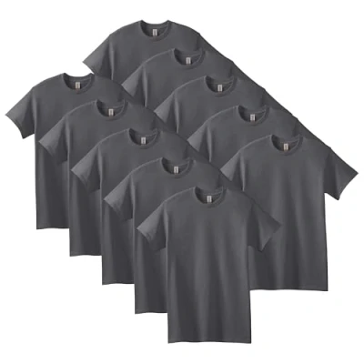 Abbildung von Gildan Unisex T shirt aus Schwerer Baumwolle Mehrfarbig ,Stil G5000 Shirt, Charcoal, S