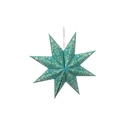 Abbildung von PIP STUDIO Christmas Star Paper Overall Print Green 60 cm