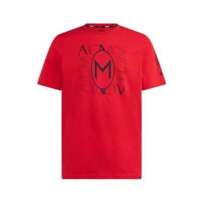 Abbildung von puma AC Milan Ftblcore Graphic Tshirt print, Herren, Größe: Small, For all time red black