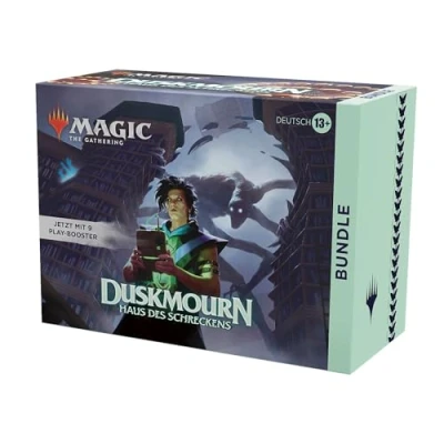 Abbildung von Magic the Gathering Sammelkarte Duskmourn: Haus des Schreckens Fat Pack Bundle Deutsch