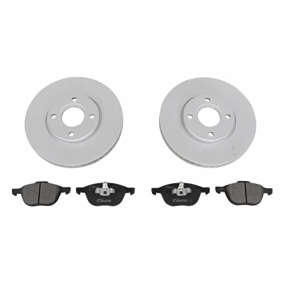 Abbildung von VAICO V25 2189 Bremsscheiben und beläge Vorderachse Belüftet mit Bremsbelägen FORD: Ecosport Mk2