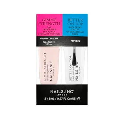 Abbildung von Nails.INC Gimmie Strength &amp; Better On Top Mini Nagelbehandlungs Duo