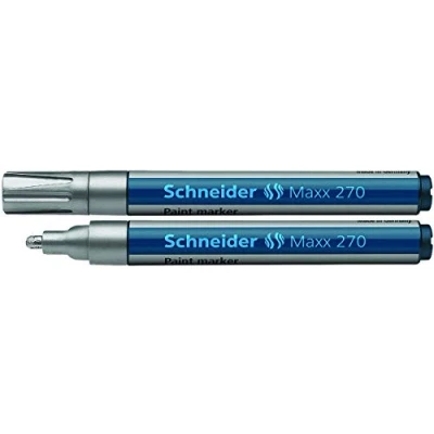 Abbildung von Ölmarker SCHNEIDER Maxx 270, rund, 1 3mm, silber, Stk.