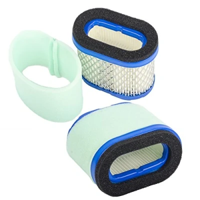 Abbildung von Carkio Ersatz für Luftfilter und Vorfilter Reiniger Compatible with Briggs &amp; Stratton 498596 690610 697029 5059h 4207 30 033 John Deere M147431 + 273356s Filter Vorreiniger