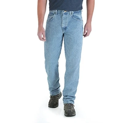 Abbildung von Wrangler Herren Rugged Wear Relaxed Fit Jeans, Vintage Indigo, 33W / 32L