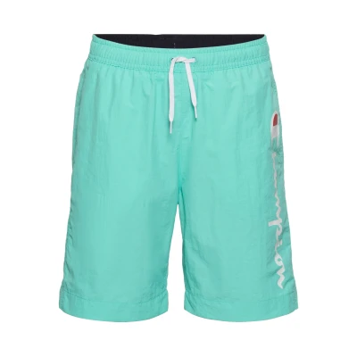 Abbildung von Champion Large LOGO Badeshorts für Kinder, Größe: 150/155, Turquoise