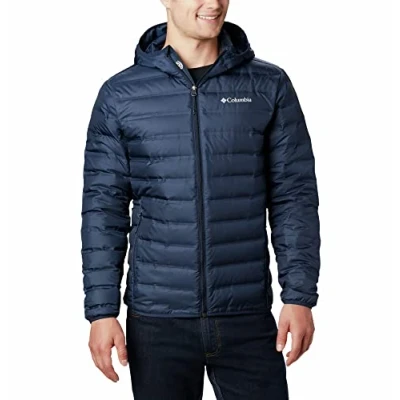 Abbildung von Columbia LAKE 22 Hooded Jacket Daunenjacke, Herren, Größe: XXL, Collegiate navy