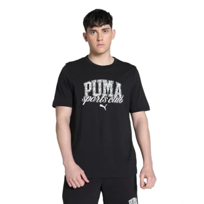 Abbildung von Puma Class Graphic TEE Tshirt print, Herren, Größe: Medium, Black
