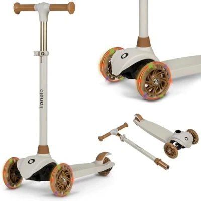 Abbildung von lionelo Dreiradscooter JESSY, (Set, Set), Beleuchtete, große Räder, Ergonomisches Design