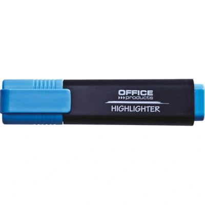 Abbildung von Textmarker OFFICE PRODUCTS, 1 5mm (Strich), blau 10 Stück