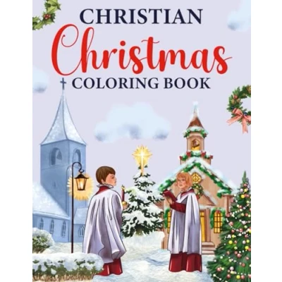 Abbildung von Christian Christmas Coloring Book: Inspirational Religious Book for Children and Adults (Enchanted Coloring)