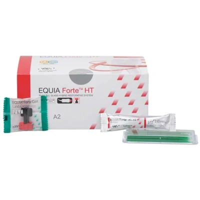 Abbildung von EQUIA Forte HT A2 Intro Pack 20 Kapseln, 20x Unitdosen Coat, Einwegapplikatoren
