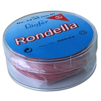 Abbildung von 5 x Läufer Gummiringe Rondella Nr. 13/85mm rot 25g