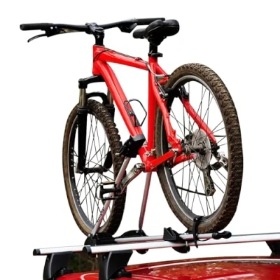 Abbildung von Fahrradträger M Style Fahrradhalter Auto DachGrundträger für Fahrräder bis 25 kg