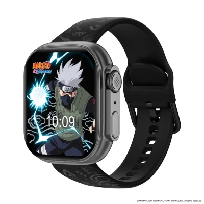 Abbildung von Abyx Fit Touch 5 Kakashi Edition Smartwatch IP68 mit 1,75 Zoll AMOLED Touchscreen, Anrufannahme, Gesundheitsüberwachung (Blutdruck, Cardio, Schlaf, SpO2) und 123 Sportarten.