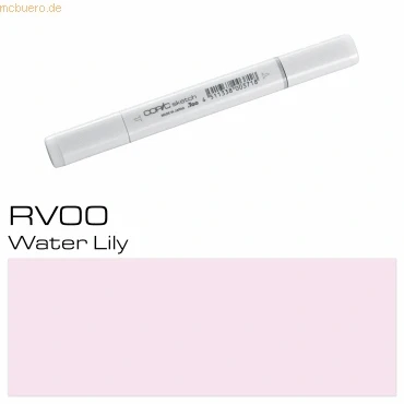 Abbildung von COPIC Sketch Marker Typ RV 00, Water Lily, professioneller Pinselmarker, mit einer Super Brush Spitze und Medium Broad