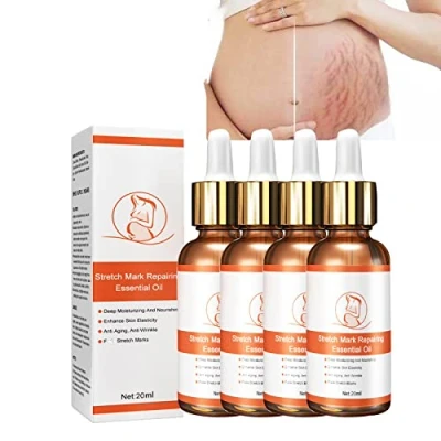 Abbildung von 2/3/4PCS Stretch Mark Repair Essential Oil,Stretch Oil for Pregnancy,Pregnancy to Prevent Marks,Remove Marks,For Scar Postpartum (4PCS)