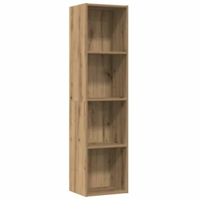 Abbildung von vidaXL Bücherregal/TV Schrank Artisan Eiche 36x30x143 cm Holzwerkstoff, Bücherregal, Büroregal, Aktenschrank, Lagerregal, Büroschrank, Aktenregal