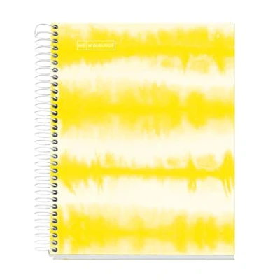 Abbildung von Miquelrius Notizbuch, Hardcover Karton, A5, 4 Farbstreifen, 120 Rasterblätter à 90 g, 2 Löcher, Neon Pink Fluor Tie Dye