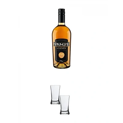 Abbildung von Behn Wikinger Met LEGENDE 0,75 Liter + Stölzle Shotglas/Stamper 2 Stück 2050021