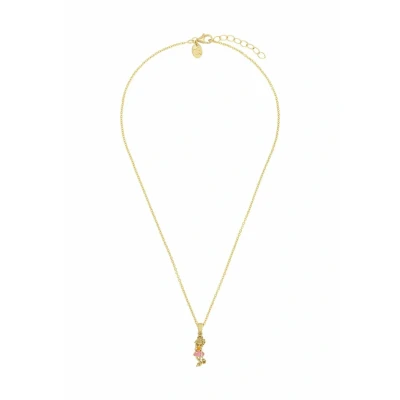 Abbildung von Prinzessin Lillifee Kette mit Anhänger 925 Sterling Silber Mädchen Kinder Halsschmuck, 35+3 cm, Rosa, Lillifee, Kommt in Schmuck Geschenk Box, 2038747