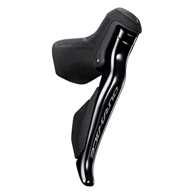 Abbildung von Shimano Unisex Erwachsene Dura Ace Di2 ST R9250 Mod. 22 Schalt /Bremshebel, Schwarz/Silber, Einheitsgröße