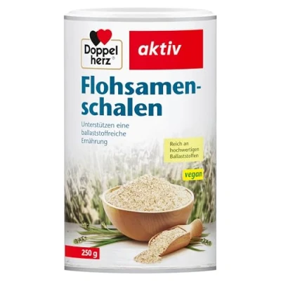 Abbildung von Doppelherz Flohsamenschalen Pulver