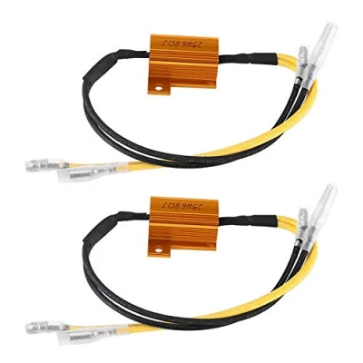 Abbildung von Suuonee LED Widerstand, 25 W 6,8 ΩJ Motorrad Blinker Anzeigeleuchte Lastwiderstand Fix Error Flash Controller
