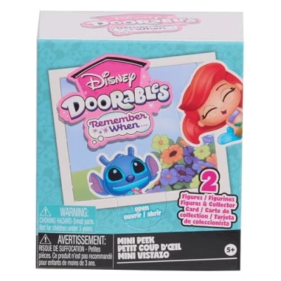Abbildung von Disney Doorables Remember When Lil&#039; Moments Mini Peek, 2 stilisierte Überraschungsfiguren, Sammelfiguren, Kinderspielzeug ab 5 Jahren von Just Play